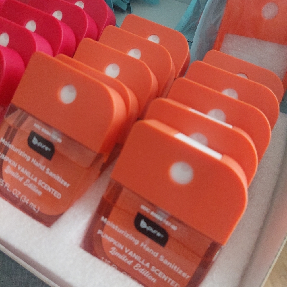 New X5 B pure TikTok Viral Hand Moisturizing Sanitzer Pumpkin Vanilla  BPURE